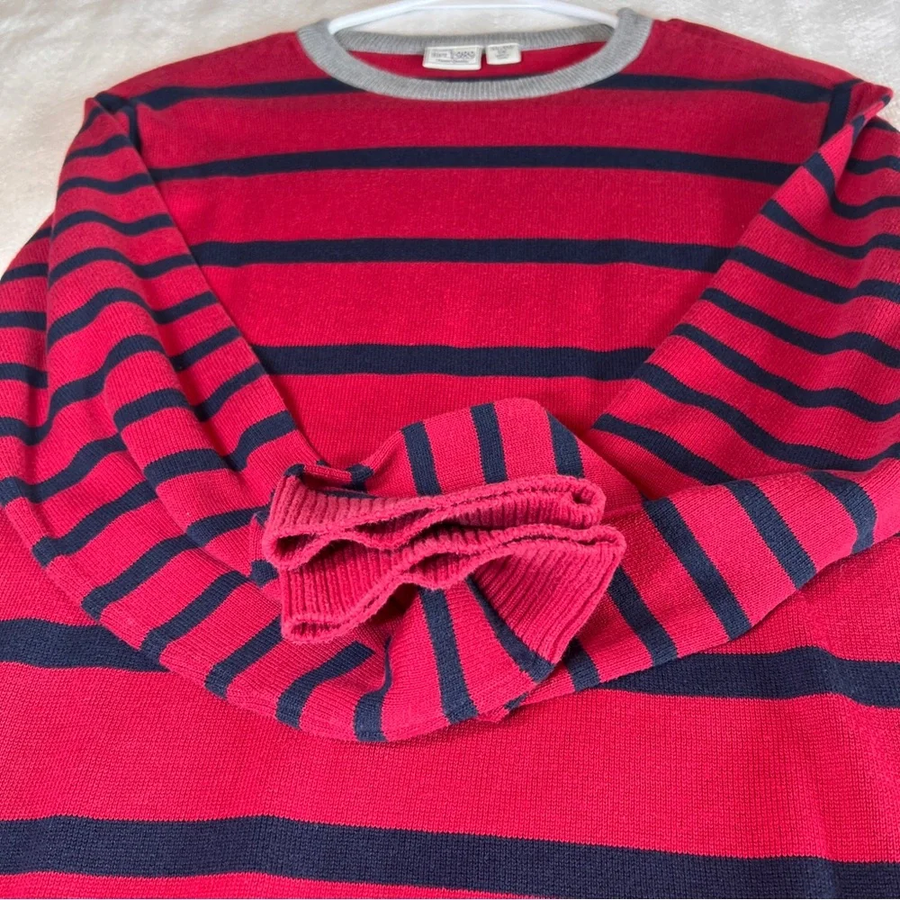Children’s Place Y2K Striped Sweater Red Navy Preppy Skater Kids‎ XL 14